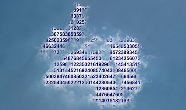 Numbers in cloud