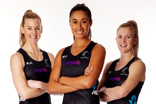 (Left to right): Katrina Grant, Maria Tutaia, Shannon Francois.